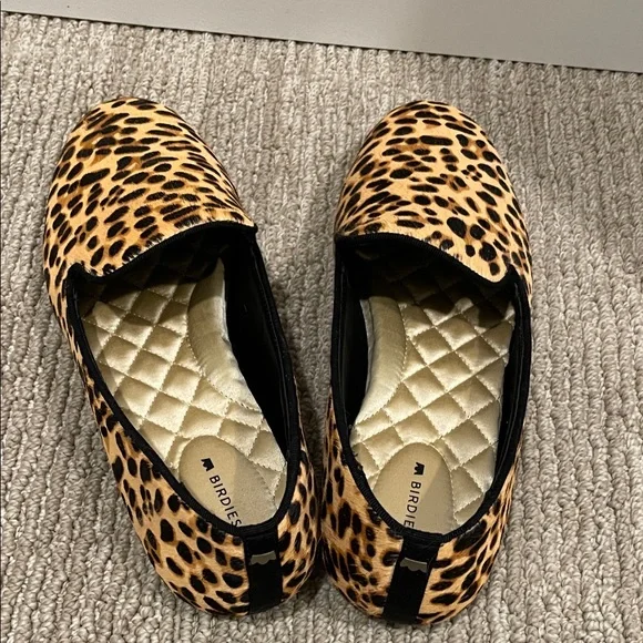 Never worn Birdies leopard print loafers size 10 - Picture 4 of 5